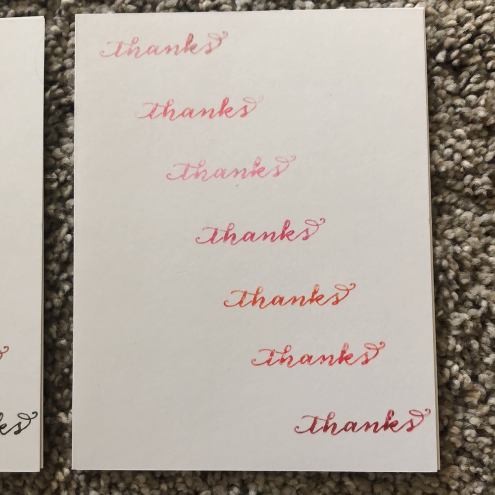 Gradient “Thanks” Cards - Picture 3 of 6